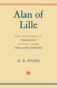 Book Cover for Alan of Lille by G R Evans
