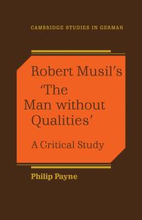Book Cover for Robert Musil's 