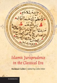Book Cover for Islamic Jurisprudence in the Classical Era by Norman Calder, Colin Imber