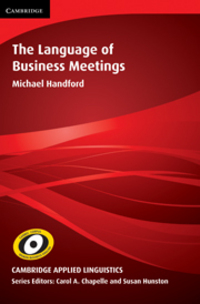 Book Cover for The Language of Business Meetings by Michael Handford