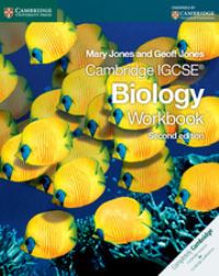 Book Cover for Cambridge IGCSE Biology. Workbook by Mary Jones, Geoff Jones