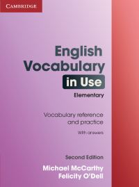 Book Cover for English Vocabulary in Use Elementary by Michael McCarthy, Felicity ODell