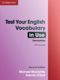 Book Cover for Test Your English Vocabulary in Use Elementary by Michael McCarthy, Felicity ODell