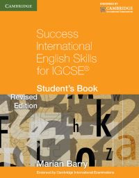 Book Cover for Success International English Skills for IGCSE. Student's Book by Marian Barry, University of Cambridge