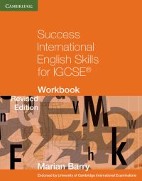 Book Cover for Success International English Skills for IGCSE. Workbook by Marian Barry, University of Cambridge