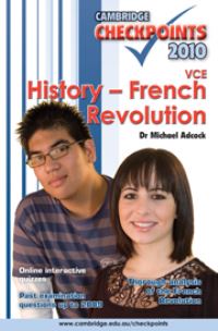 Book Cover for Cambridge Checkpoints VCE History - French Revolution 2010 by Michael Adcock