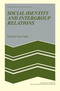 Book Cover for Social Identity and Intergroup Relations by Henri Tajfel