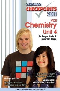 Book Cover for Cambridge Checkpoints VCE Chemistry Unit 4 2011 by Roger Slade, Maureen Slade
