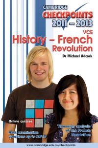 Book Cover for Cambridge Checkpoints VCE History - French Revolution 2011-13 by Michael Adcock