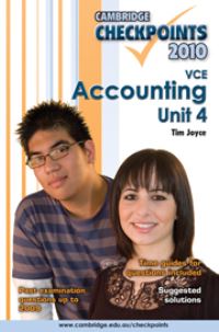 Book Cover for Cambridge Checkpoints VCE Accounting Unit 4 2010 by Tim Joyce