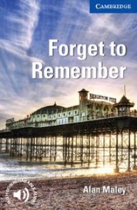 Book Cover for Forget to Remember by Alan Maley