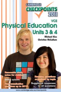Book Cover for Cambridge Checkpoints VCE Physical Education Units 3 and 4 2011 by Michael Kiss, Christine McCallum