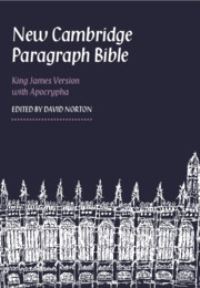 Book Cover for The New Cambridge Paragraph Bible With Apocrypha by David Norton
