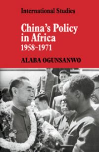 Book Cover for China's Policy in Africa, 1958-71 by Alaba Ogunsanwo