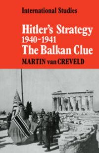 Book Cover for Hitler's Strategy, 1940-1941 by Martin Van Creveld