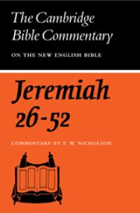 Book Cover for The Book of the Prophet Jeremiah by Ernest W Nicholson