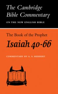 Book Cover for The Book of the Prophet Isaiah, Chapters 40-66 by Arthur Sumner Herbert