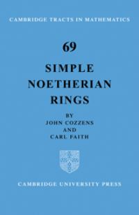 Book Cover for Simple Noetherian Rings by John Cozzens, Carl Faith
