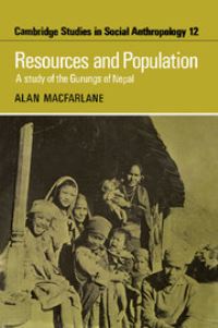 Book Cover for Resources and Population by Alan Macfarlane