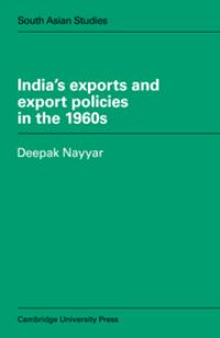 Book Cover for India's Exports and Export Policies in the 1960S by Deepak Nayyar