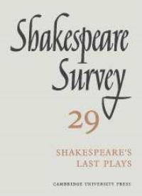Book Cover for Shakespeare Survey 29 : [Shakespeare's Last Plays] by Kenneth Muir