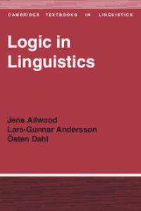 Book Cover for Logic in Linguistics by Jens S Allwood, Lars Gunnar Andersson, Östen Dahl