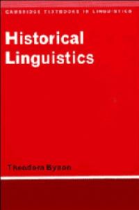 Book Cover for Historical Linguistics by Theodora Bynon