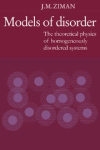 Book Cover for Models of Disorder by J M Ziman