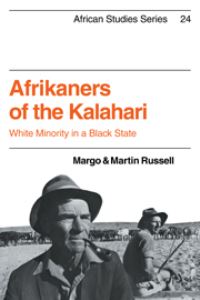 Book Cover for Afrikaners of the Kalahari by Margo Russell, Martin Russell