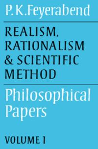 Book Cover for Realism, Rationalism and Scientific Method by Paul Feyerabend