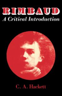Book Cover for Rimbaud by C. A. Hackett