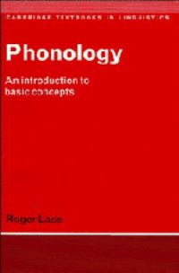 Book Cover for Phonology by Roger Lass