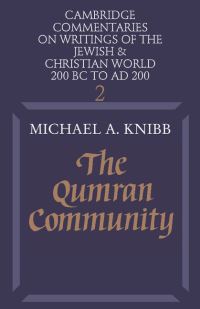 Book Cover for The Qumran Community by Michael A Knibb