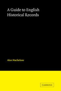 Book Cover for A Guide to English Records by Alan Macfarlane