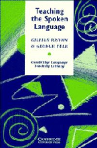 Book Cover for Teaching the Spoken Language by Gillian Brown, George Yule
