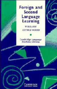 Book Cover for Foreign and Second Language Learning by William T Littlewood