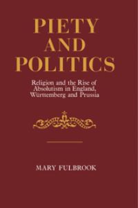 Book Cover for Piety and Politics by Mary Fulbrook