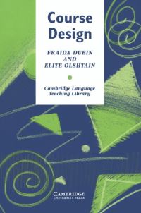 Book Cover for Course Design by Fraida Dubin, Elite Olshtain