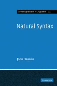 Book Cover for Natural Syntax by John Haiman