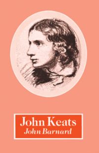Book Cover for John Keats by John Barnard