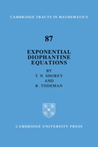 Book Cover for Exponential Diophantine Equations by T N Shorey, R Tijdeman