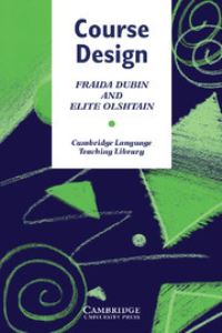 Book Cover for Course Design by Fraida Dubin, Elite Olshtain