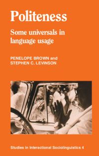 Book Cover for Politeness by Penelope Brown, Stephen C Levinson