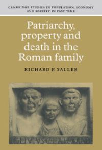 Book Cover for Patriarchy, Property, and Death in the Roman Family by Richard P Saller