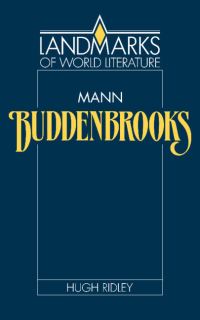 Book Cover for Thomas Mann by Hugh Ridley