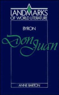 Book Cover for Byron, Don Juan by Anne Barton
