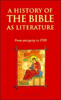 Book Cover for A History of the Bible as Literature by David Norton