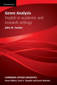 Book Cover for Genre Analysis by John Swales
