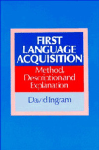 Book Cover for First Language Acquisition by David Ingram
