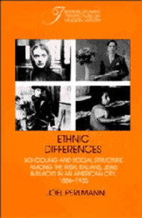 Book Cover for Ethnic Differences by Joel Perlmann